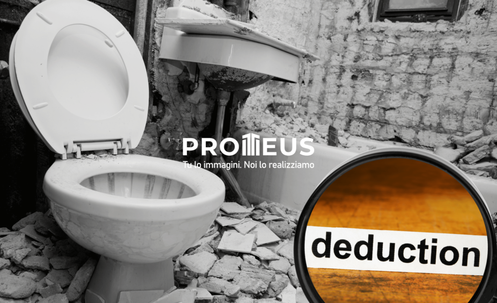 I lavori per la ristrutturazione del bagno sono detraibili